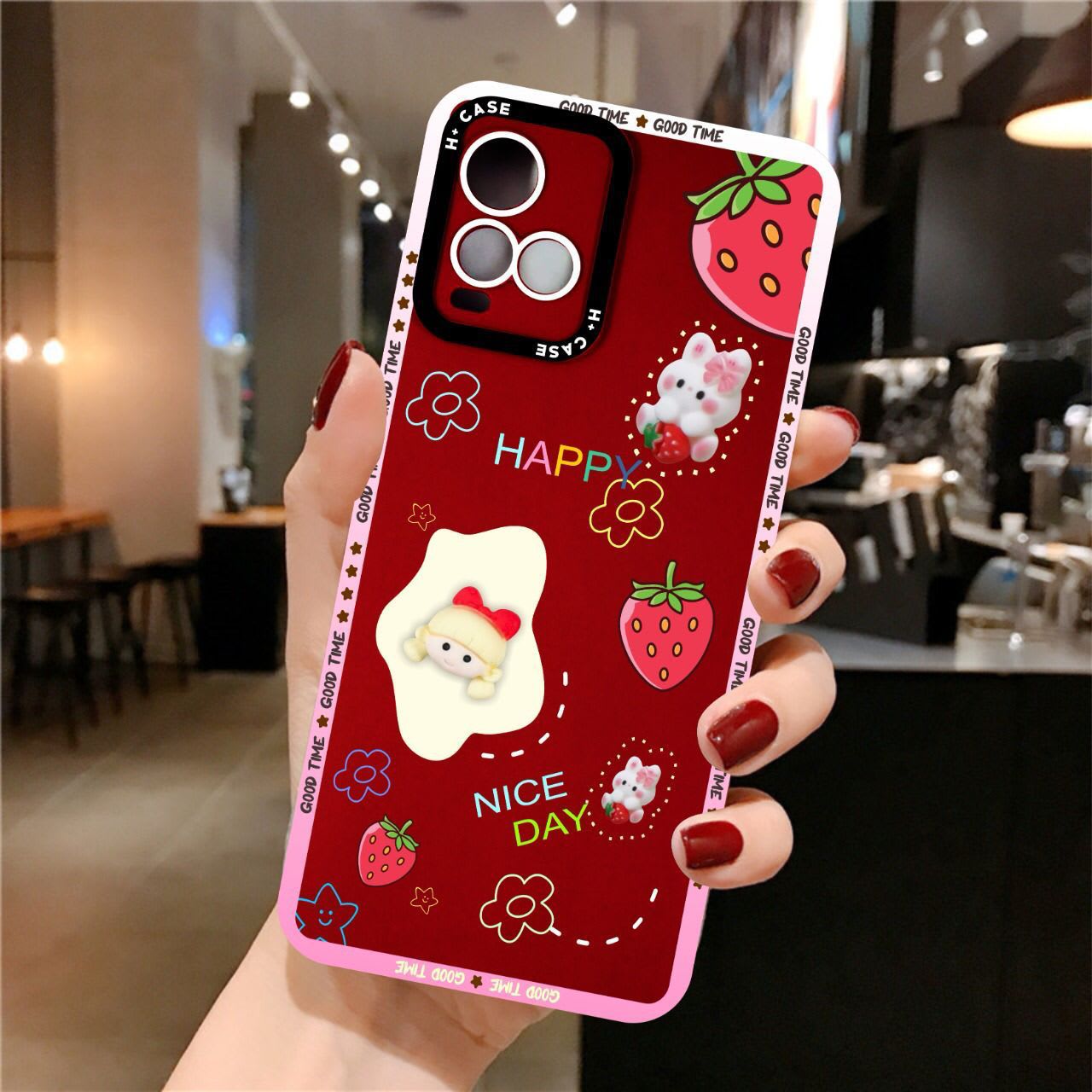 CASE BIG EYE MACARON COOL 3D MANIK PC