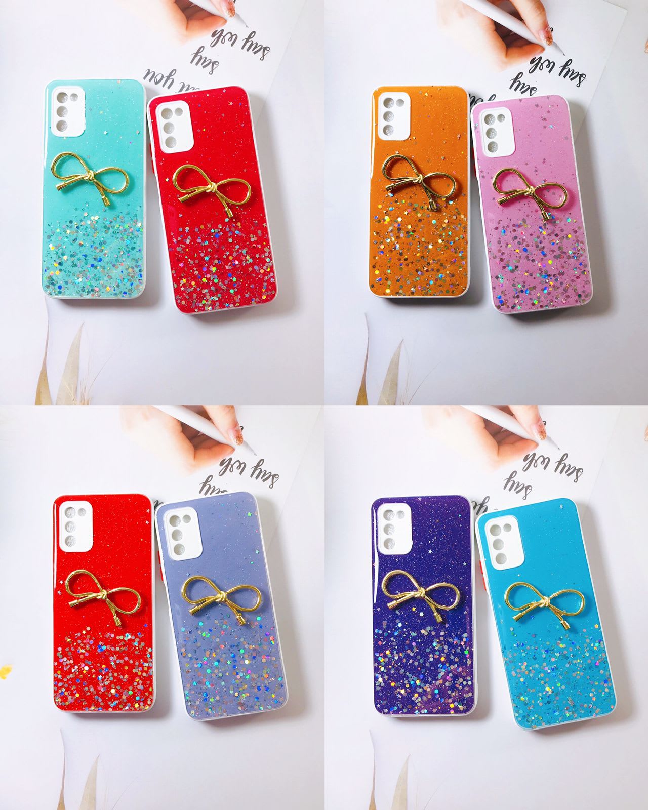 CASE GLITER TANAM PITA GOLD