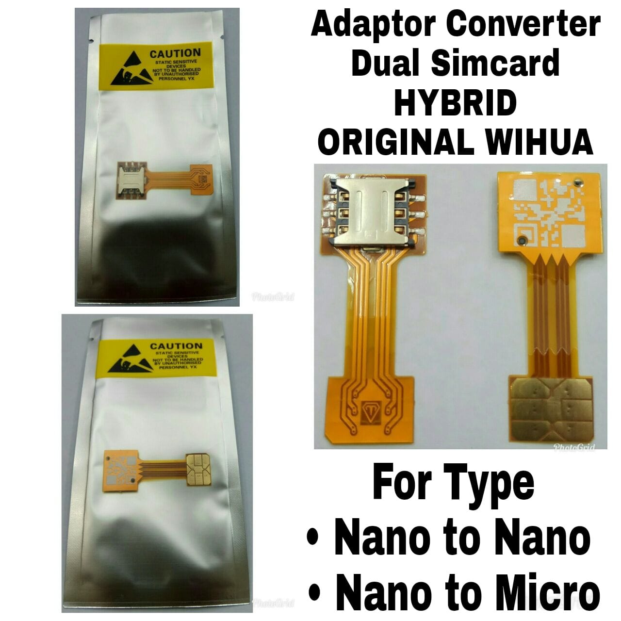 ADAPTER CONVERTER  SIM CARD HYBRID