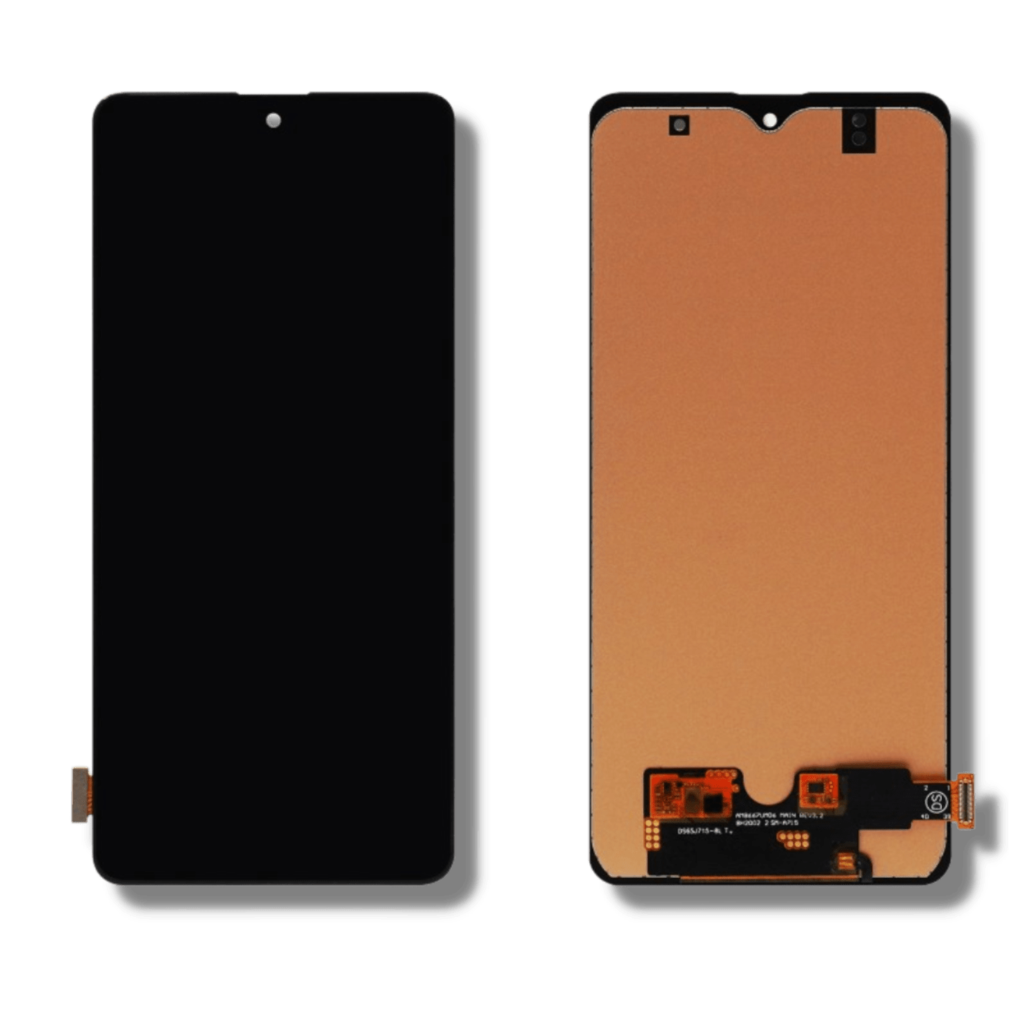 LCD SAMSUNG A715/A715F OLED2 BLACK+T/S (GALAXY A71)