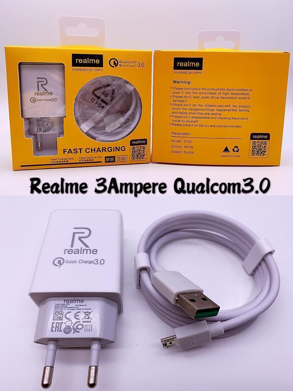 Travel Charger Realme 3 Ampere