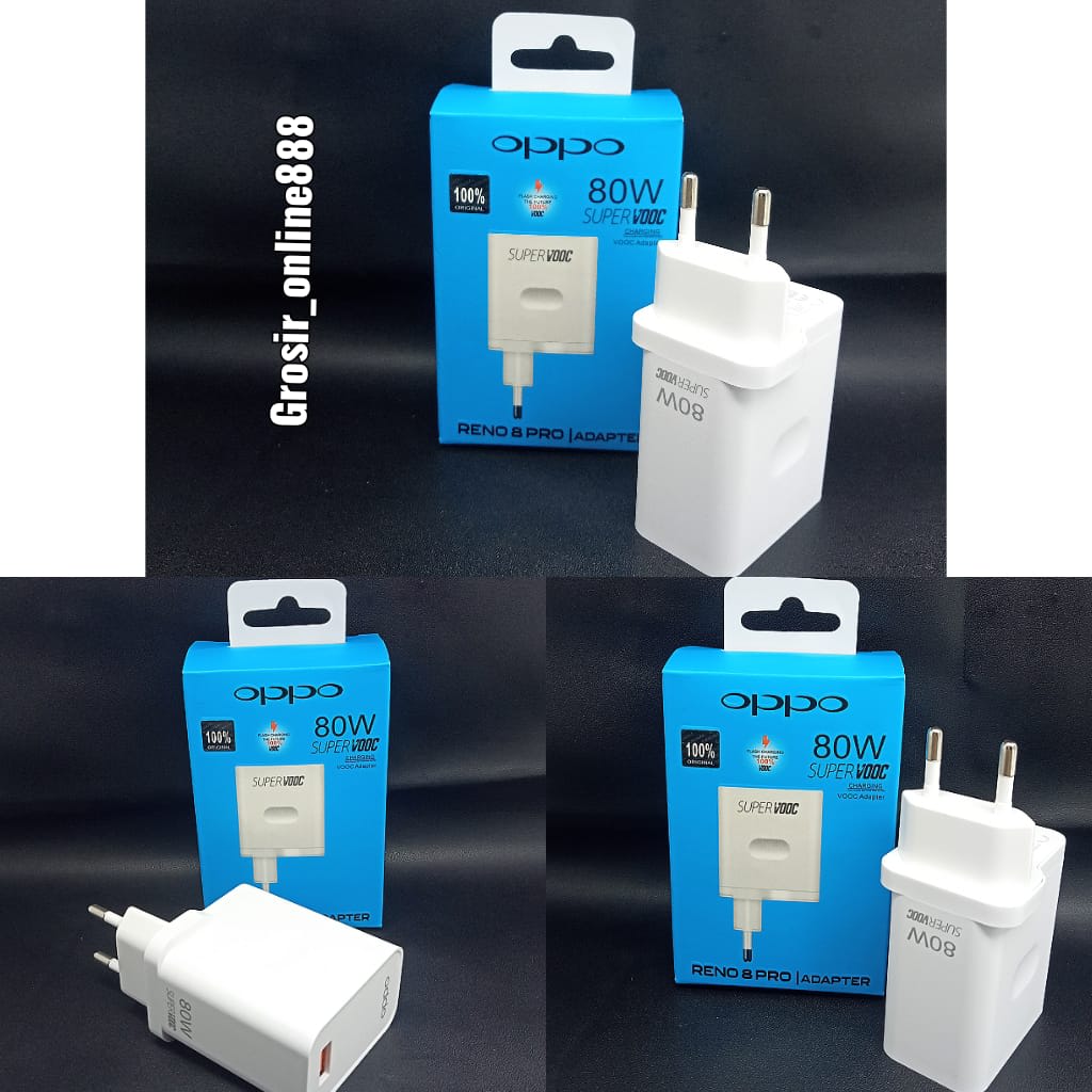 Adapter Charger / Batok Charger 80W Super Dart Flash Charging