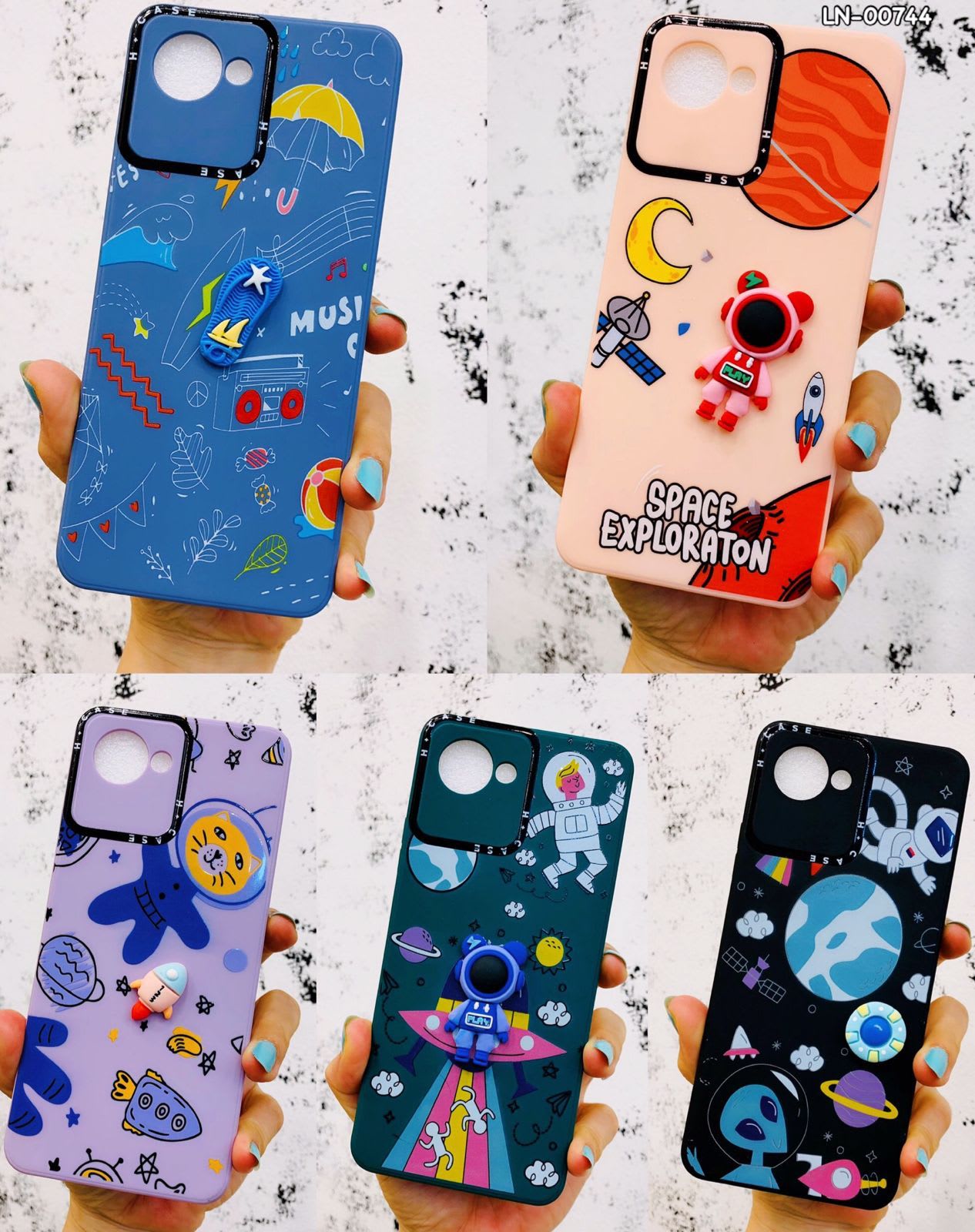 SOFTCASE PREMIUM MACARON NEW NASA 3D MANIK PC