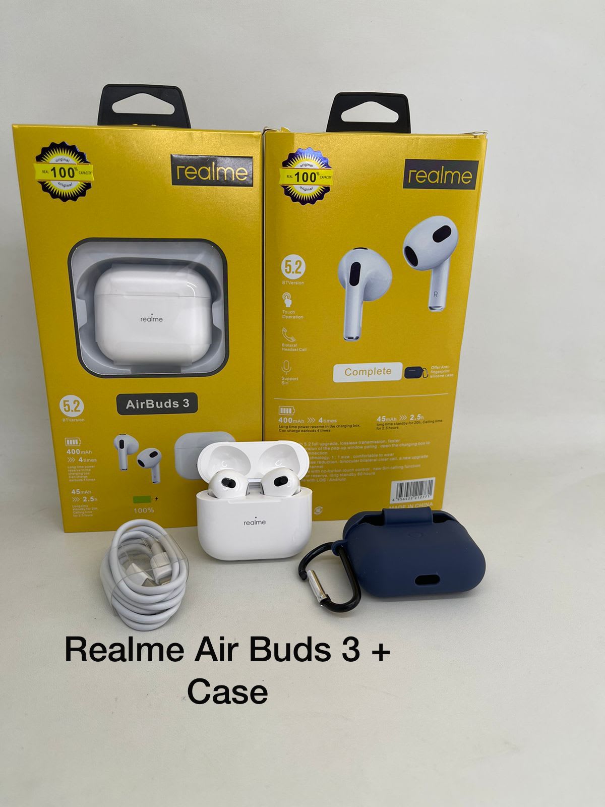 Headset Bluetooth REALME AIR BUDS 3 + CASE