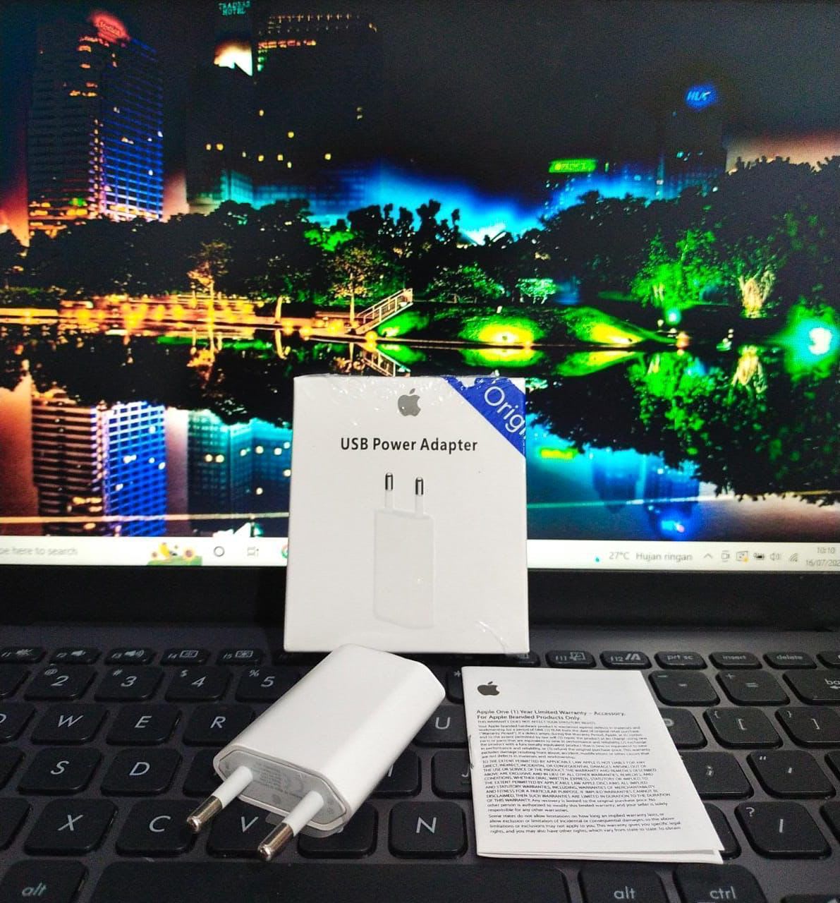 CHARGER BATOK IPHONE 7 ORIGINAL 100