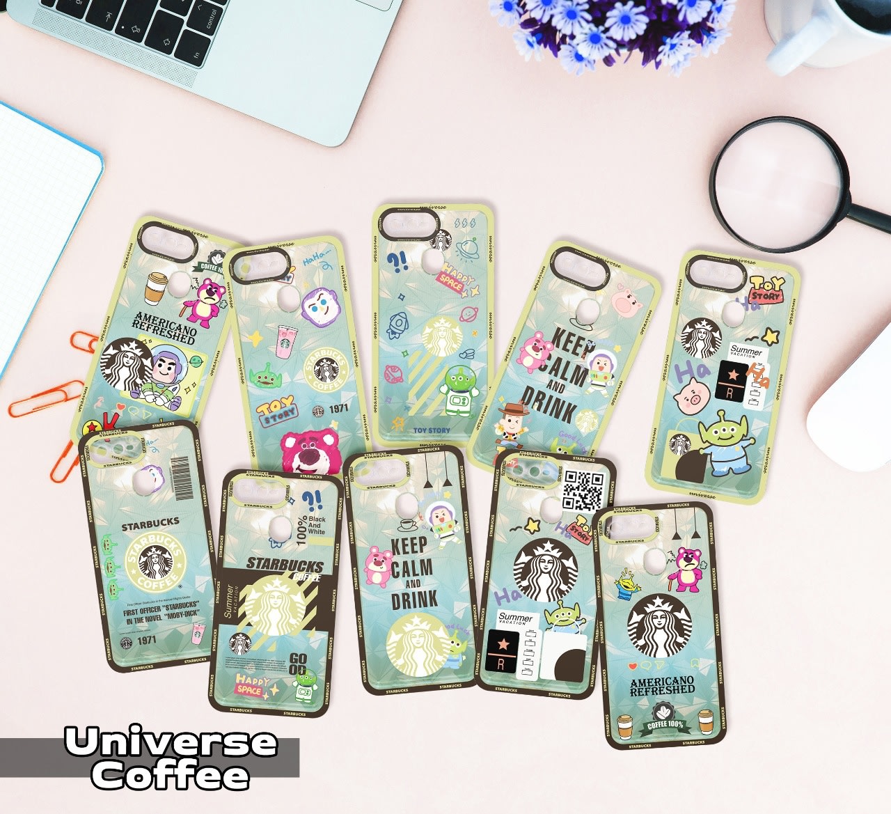 SOFTCASE CLEAR 3D PROTECT CAMERA UNIVERSE COFFEE