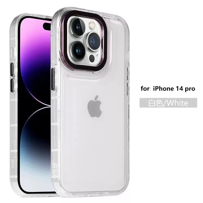 SOFTCase Air Bag Luxury Plating Camera Protection Clear