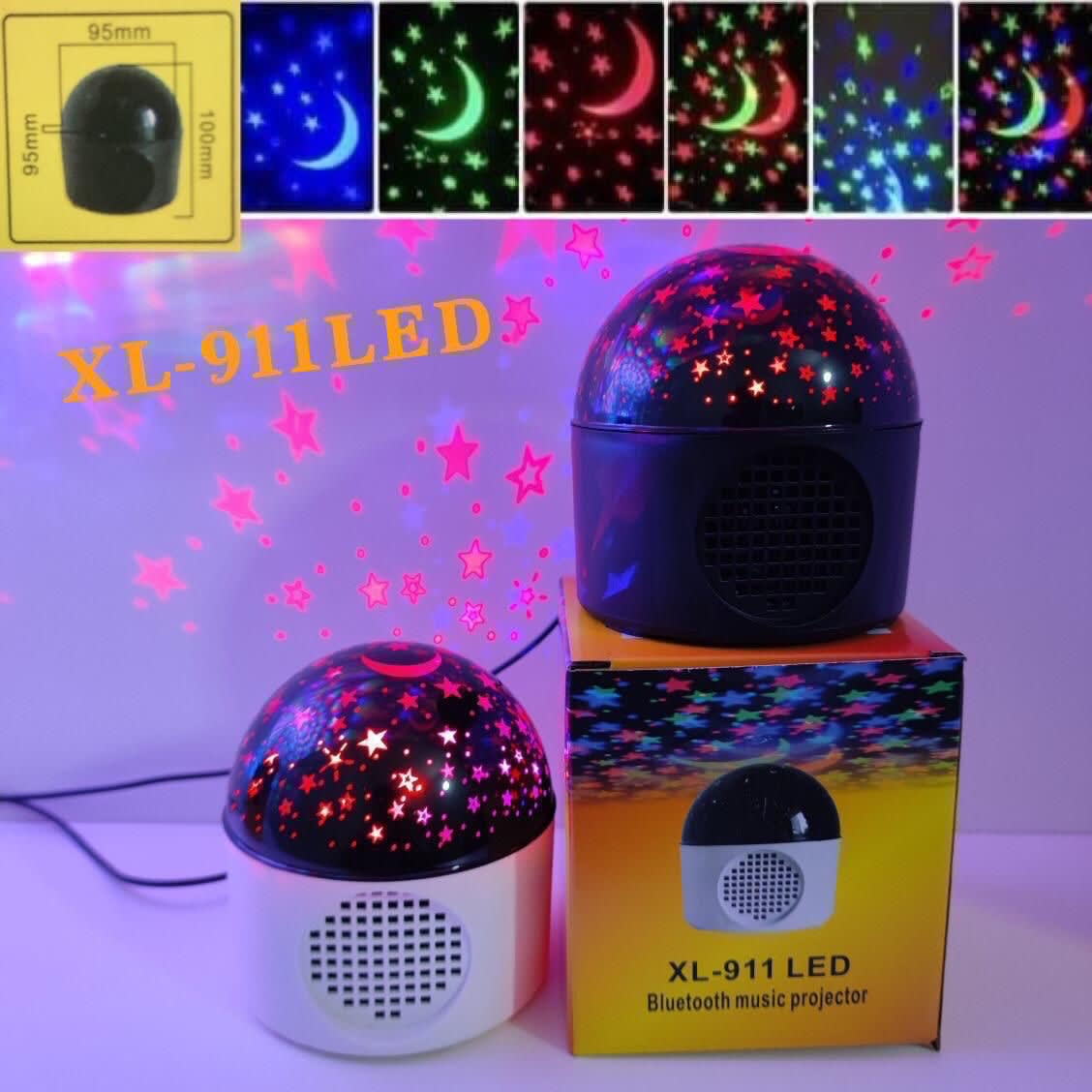 SPEAKER BLUETOOTH XL-911 + LAMPU DISCO