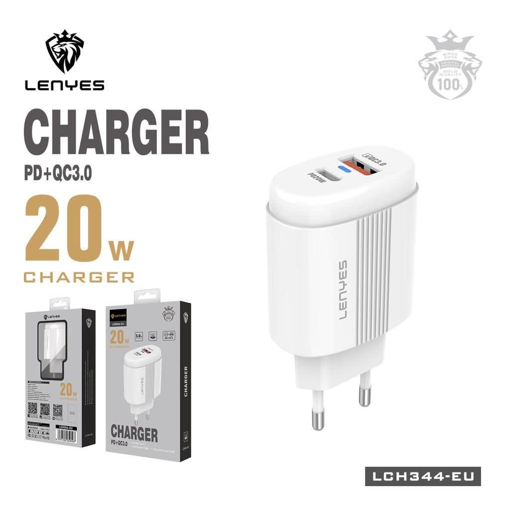 BATOK LENYES LCH 344 PD 20W FAST CHARGING