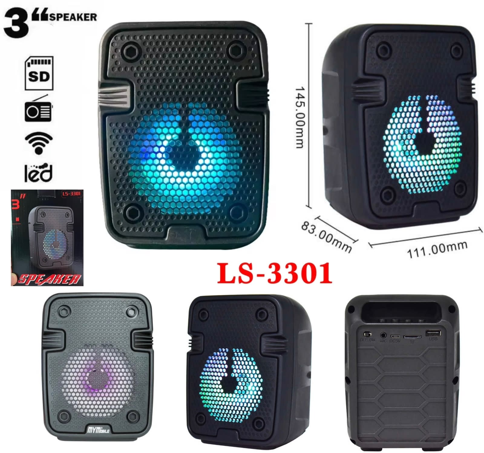 SPEAKER BLUETOOH LS- 3301