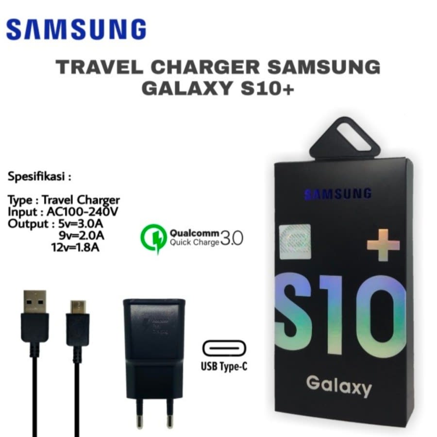 Travel Charger Samsung Galaxy S10+/S10 Quick Charge3.0 High Quality