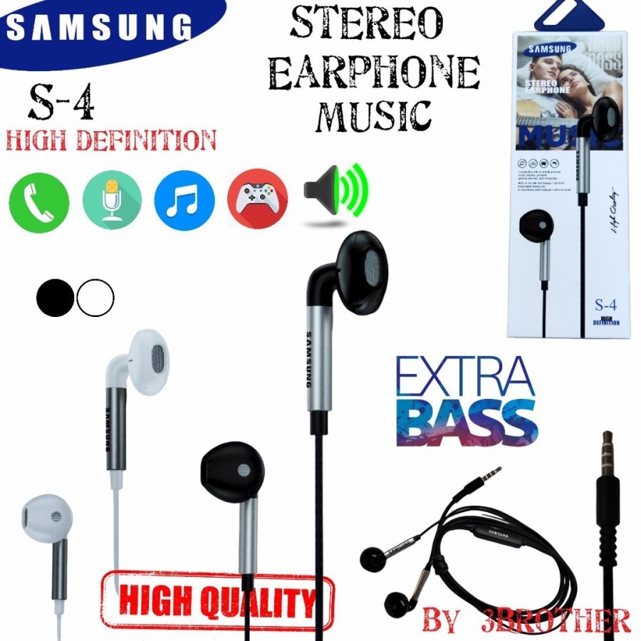 HF HEADSET SAMSUNG S4/S3 IN-EAR STEREO EARPHONE