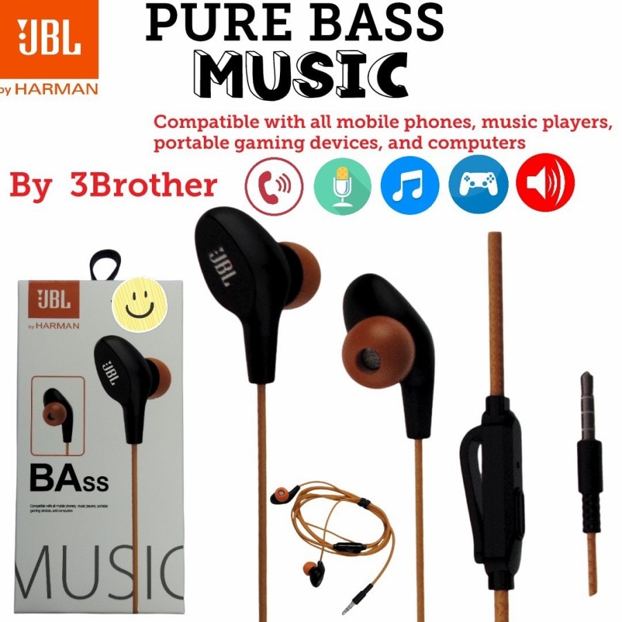 HF HEADSET JBL EARPHONE MUSIC HI-RES AUDIO HIGH QUALITY