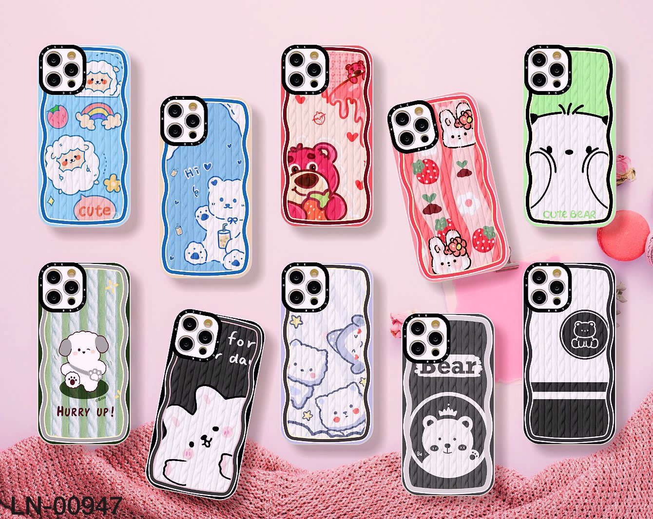 SOFTCASE PREMIUM WHITE NEW DESAIN WAVE BEAR SERIES PC