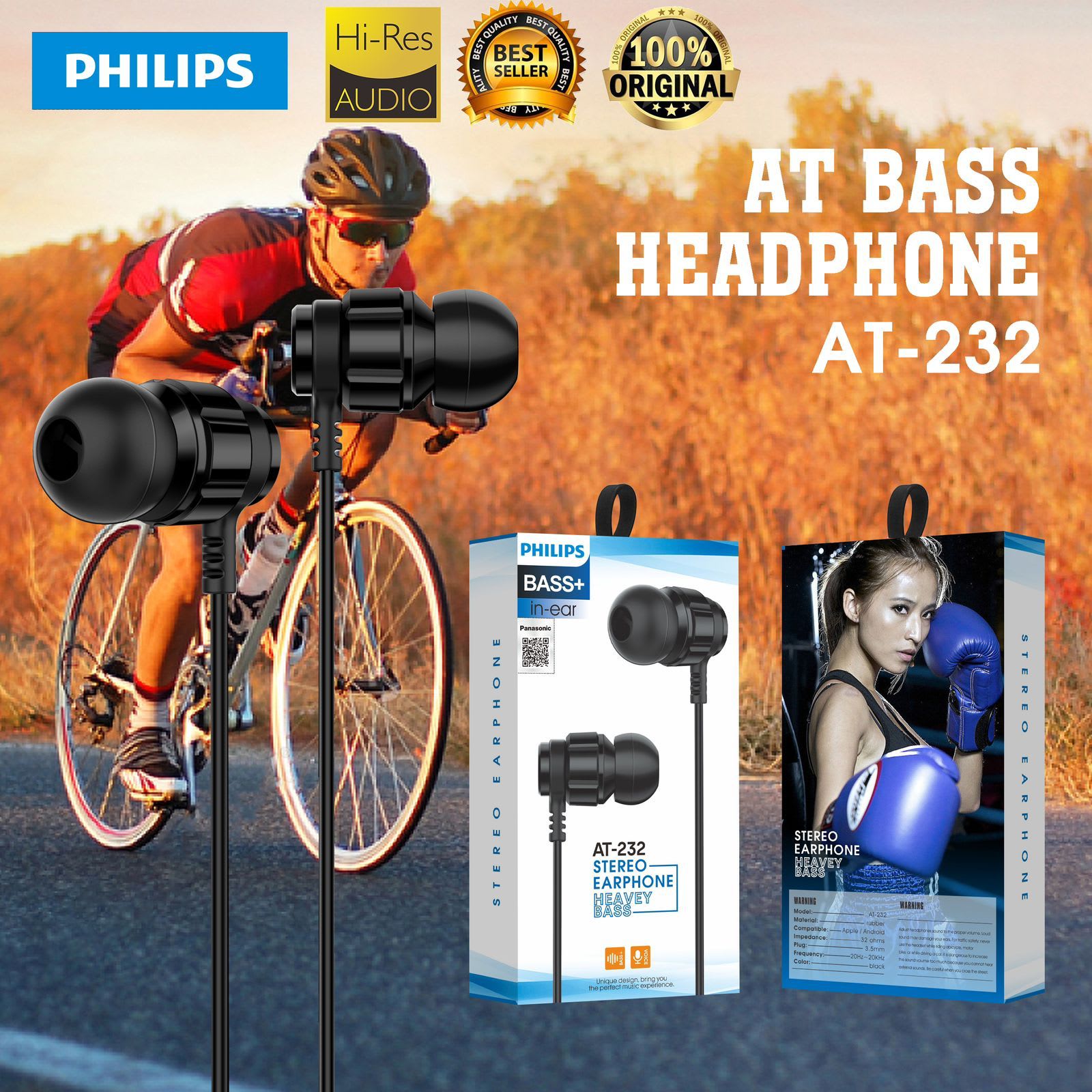 HANDSFREE PHILIPS AT- 232 DAN AT- 233