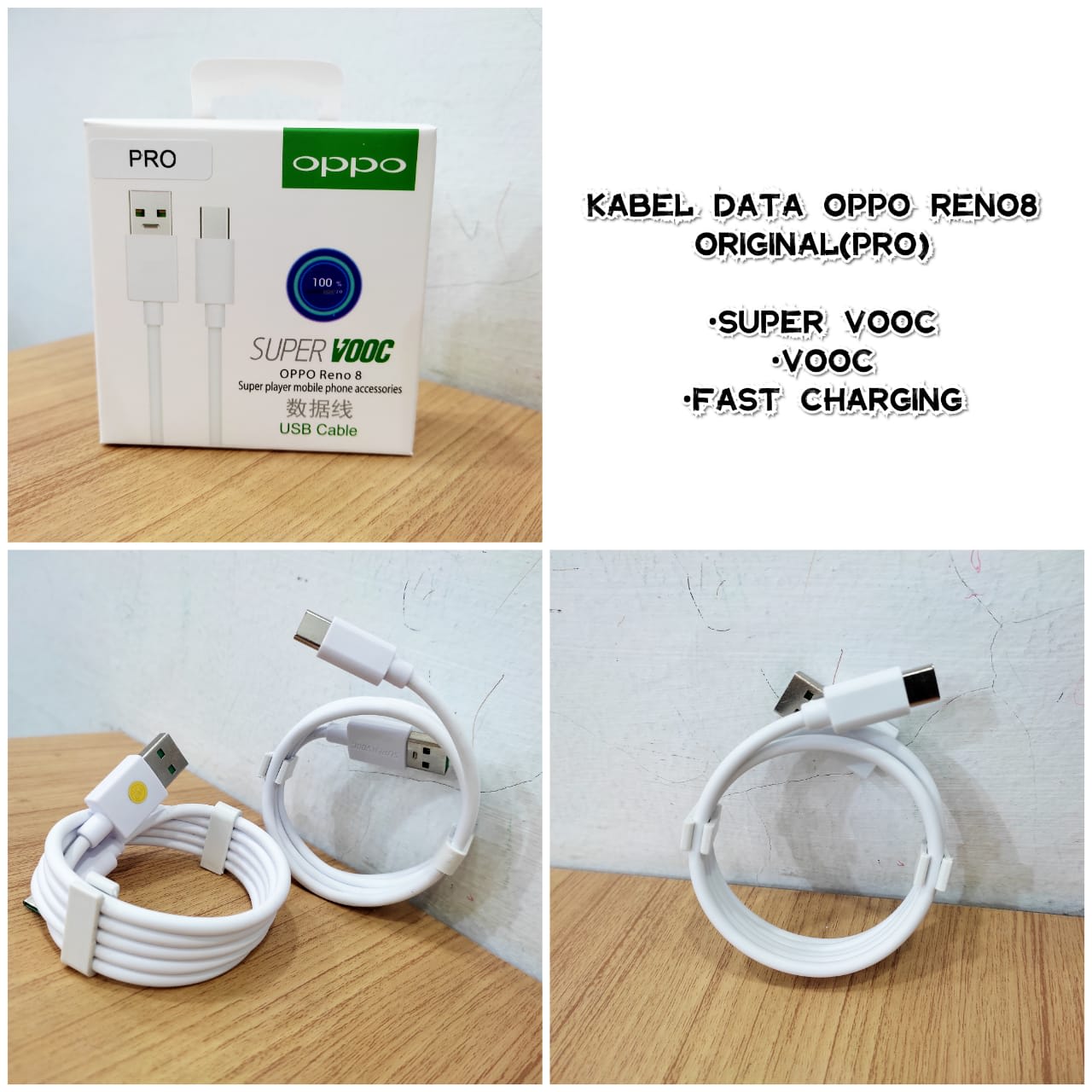 KABEL DATA OPPO RENO 8 ORIGINAL PRO