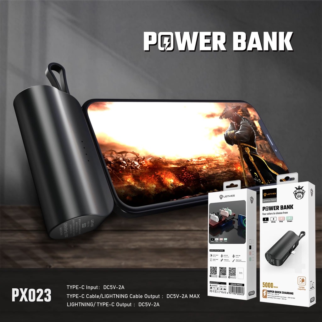 POWER BANK LENYES PX023 DAN PX024