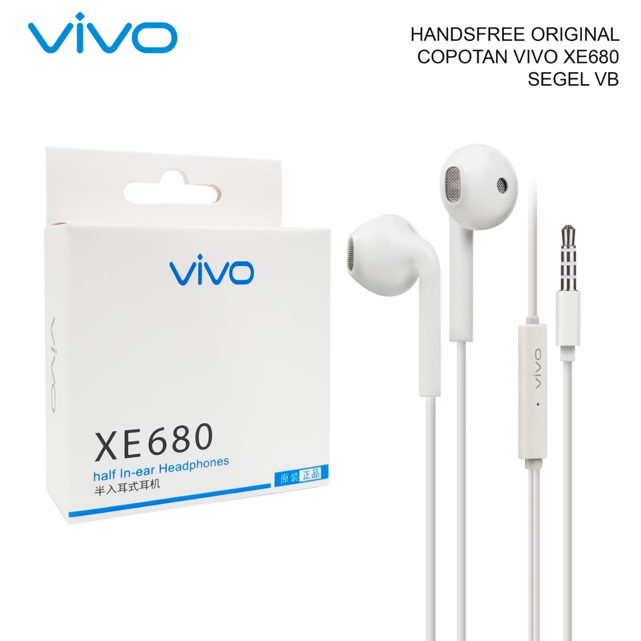 HANDSFREE VIVO XE680 VB ORI COPOTAN