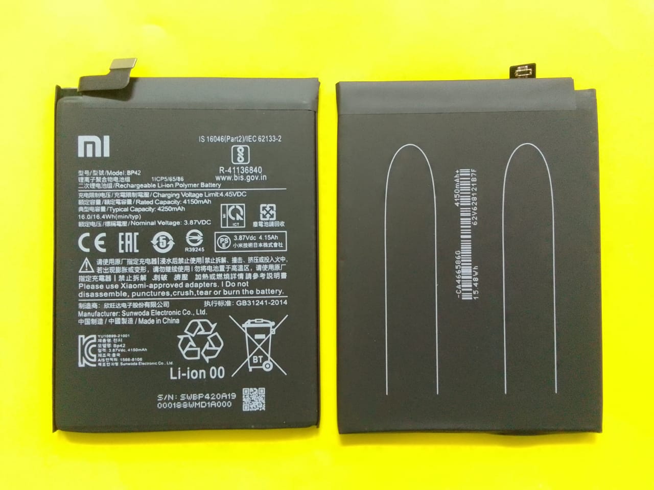 Baterai Xiaomi BP42/MI 11 Lite ORI 99% Pack