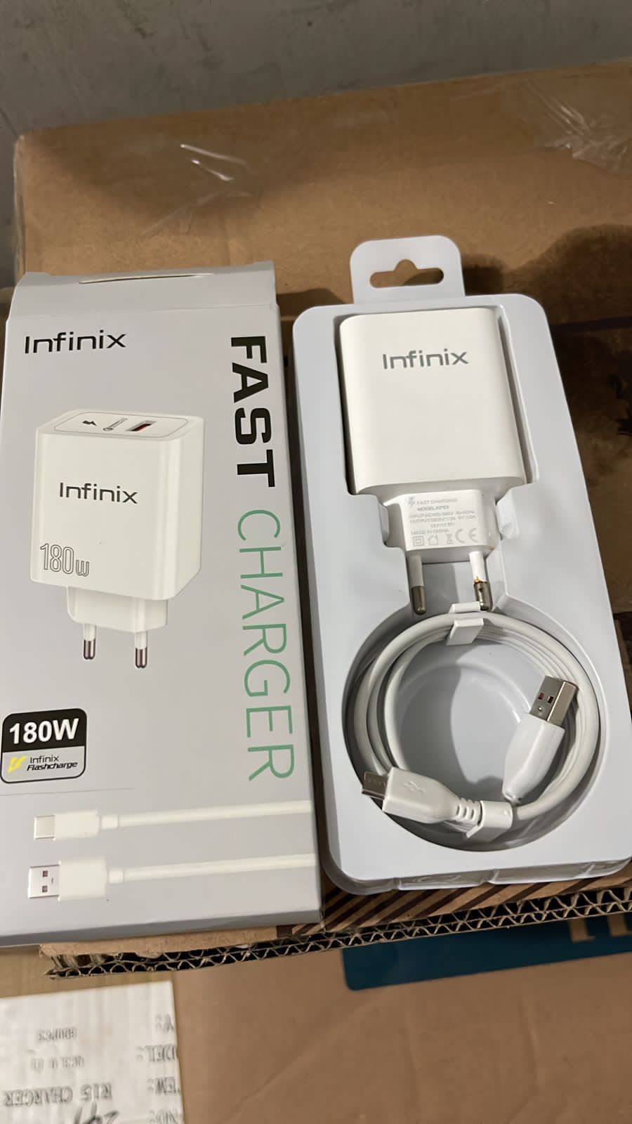 CHARGER INFINIX 180W FAST CHARGING