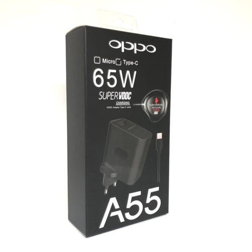 CHARGER OPPO SUPER VOOC A55 FULL BLACK