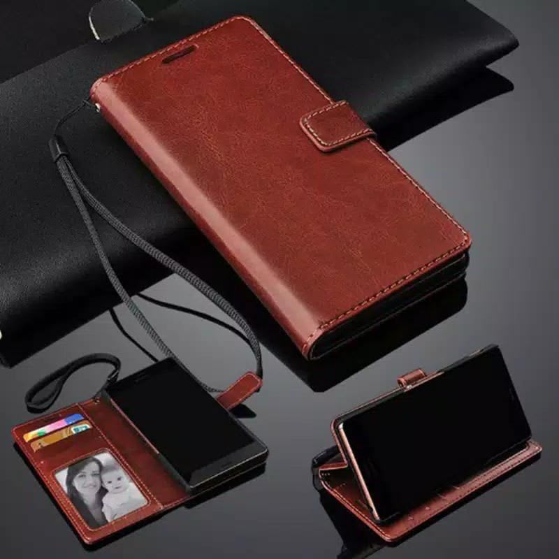 LEATHER FLIP COVER PREMIUM SOFTSHELL (KULIT SINTETIS)