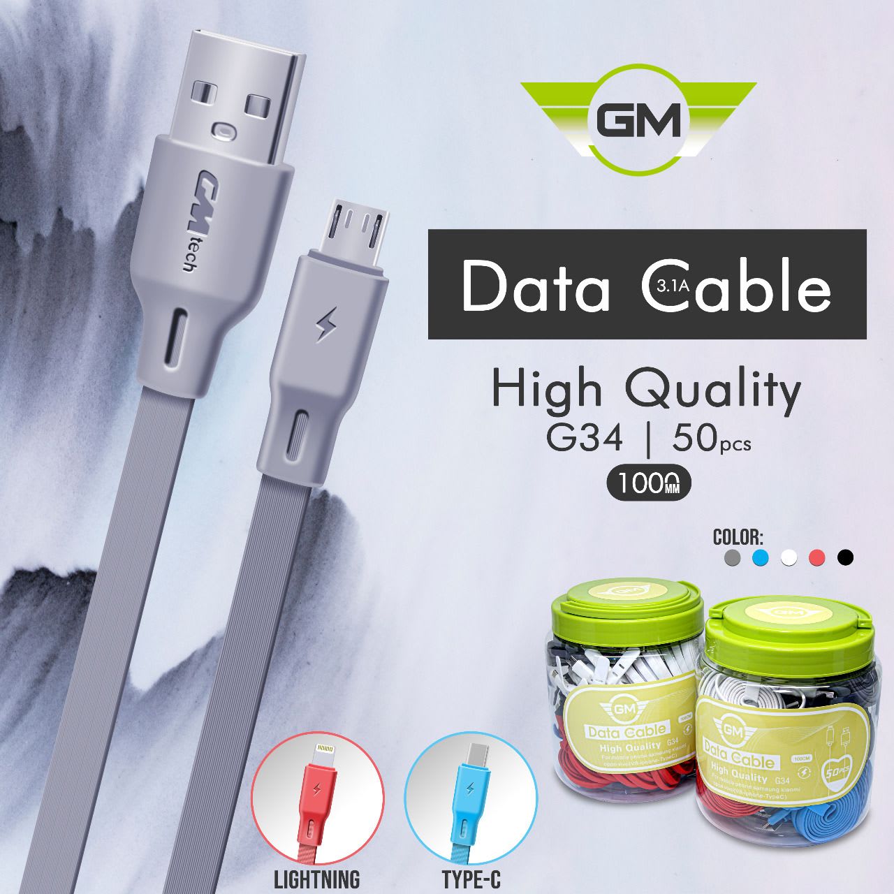 KABEL DATA 3.1A  MICRO GM G34 TOPLES