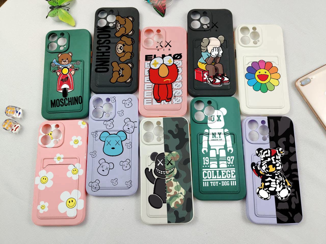 TPU MACARON SLOT CARD PROTECT CAMERA CERTAIN ICON