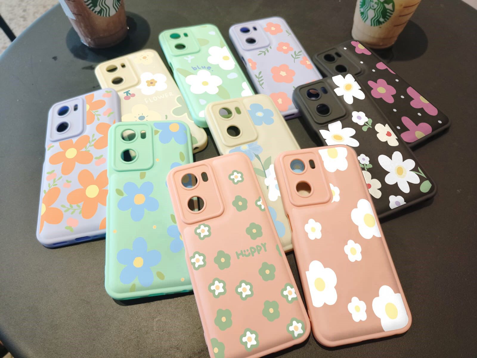 TPU BUBBLE CASE IMAGINE FLOWER