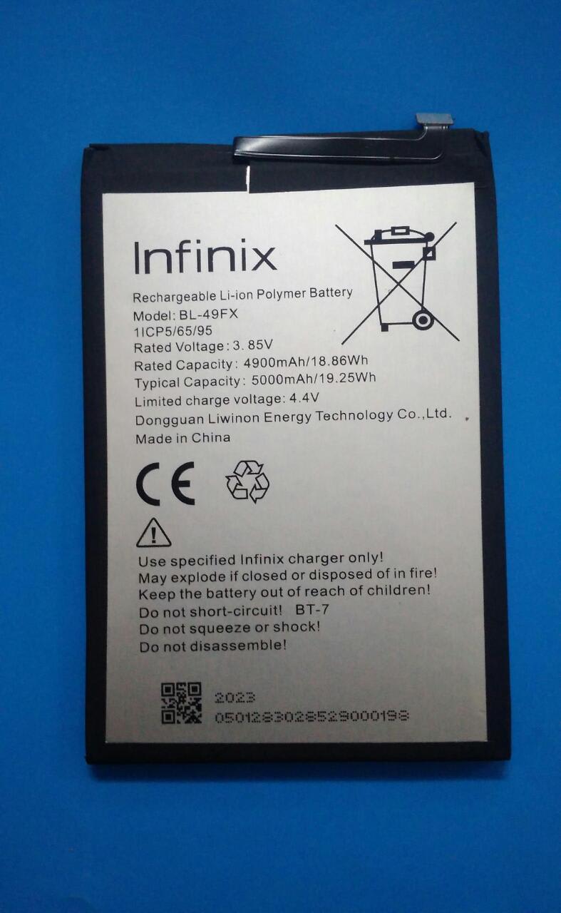 BATERAI INFINIX BL-49FX/BL-49GX/Hot 8/Hot 9/Smart 5 Ori 99%