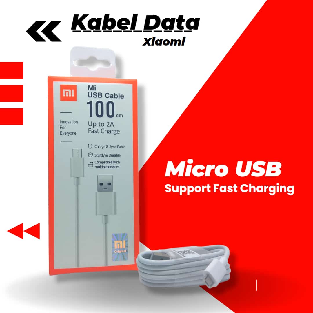 Kabel Data Xiaomi Note 5/Note 4X/2A/Micro Ori 100%