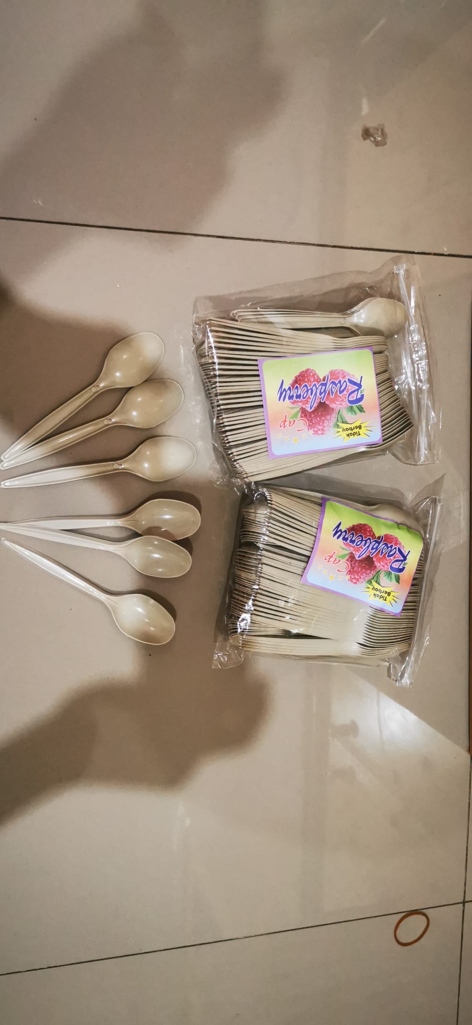 Sendok & garpu makan panjang biasa