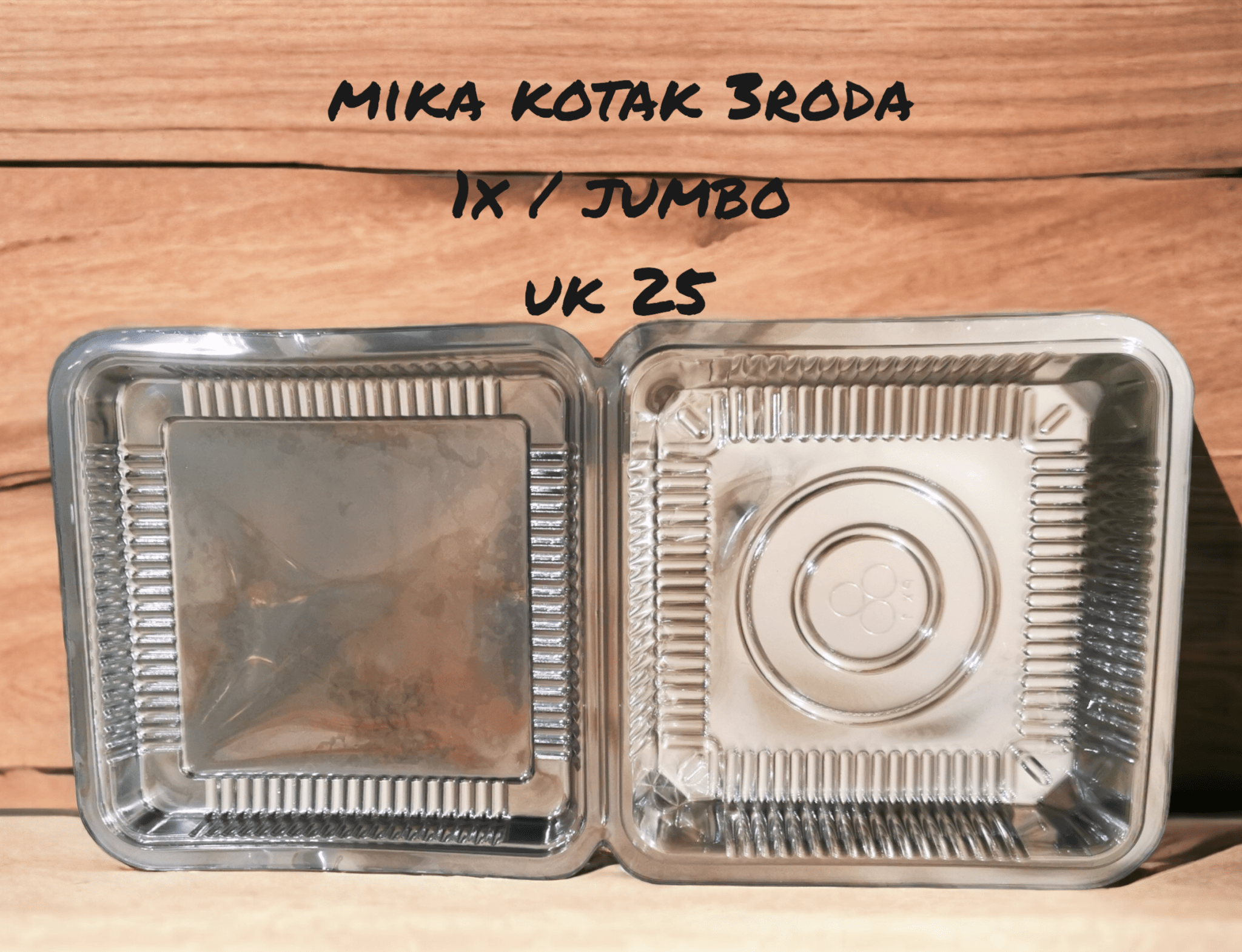 MIKA box bolu & sifon bulat merek 3RODA