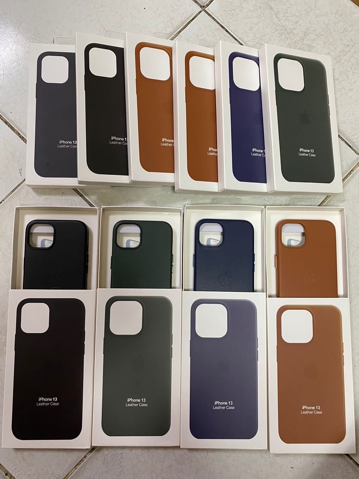 LEATHER CASE OEM IPHONE HIGH COPY LOGO APPLE