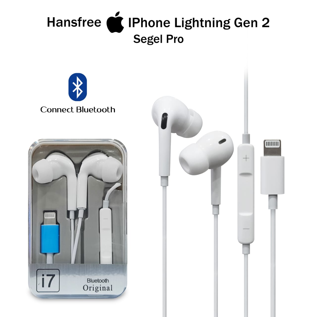 HANDSFREE IPHONE LIGHNING GEN 2 ORIGINAL PRO