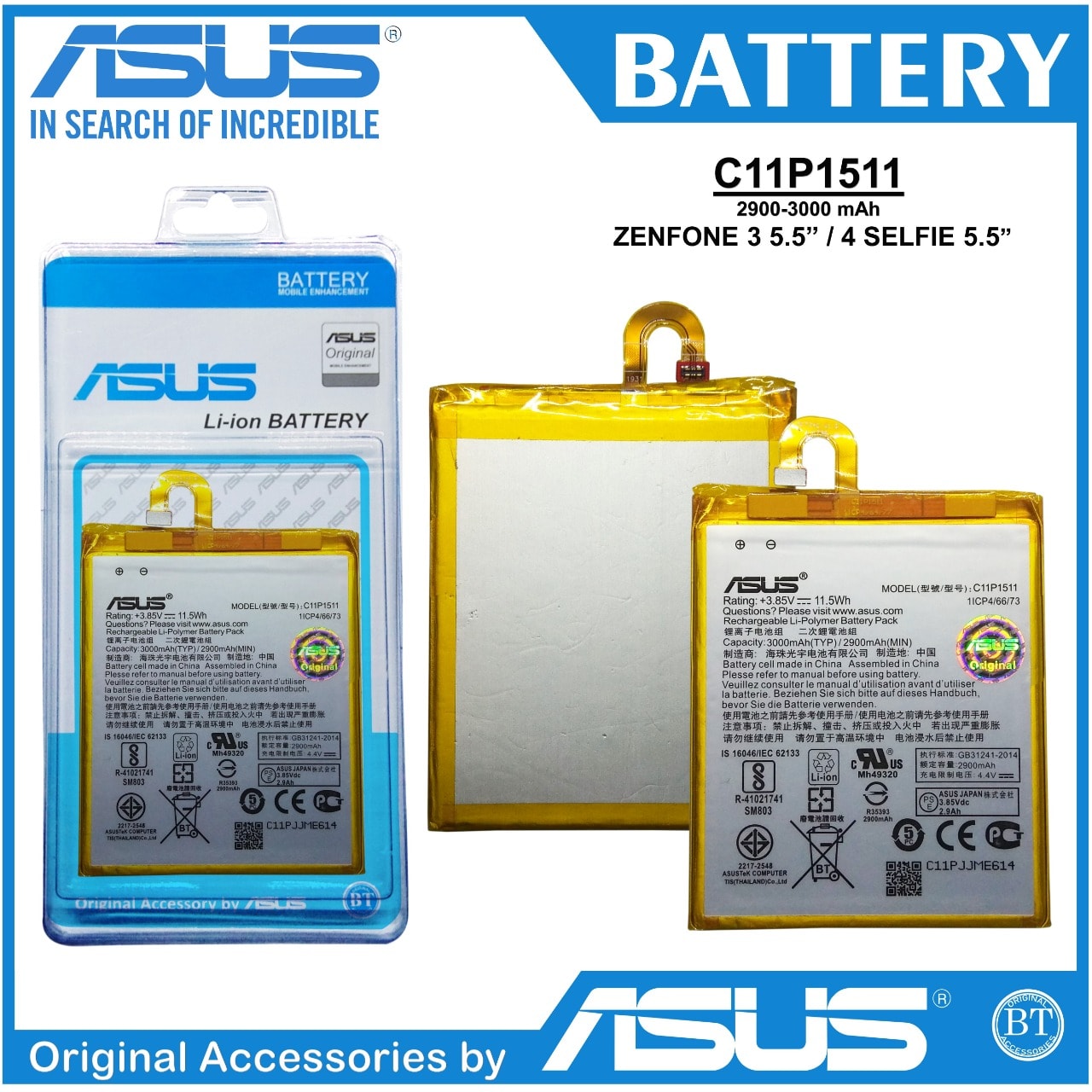 BATERAI ASUS ORI 99%