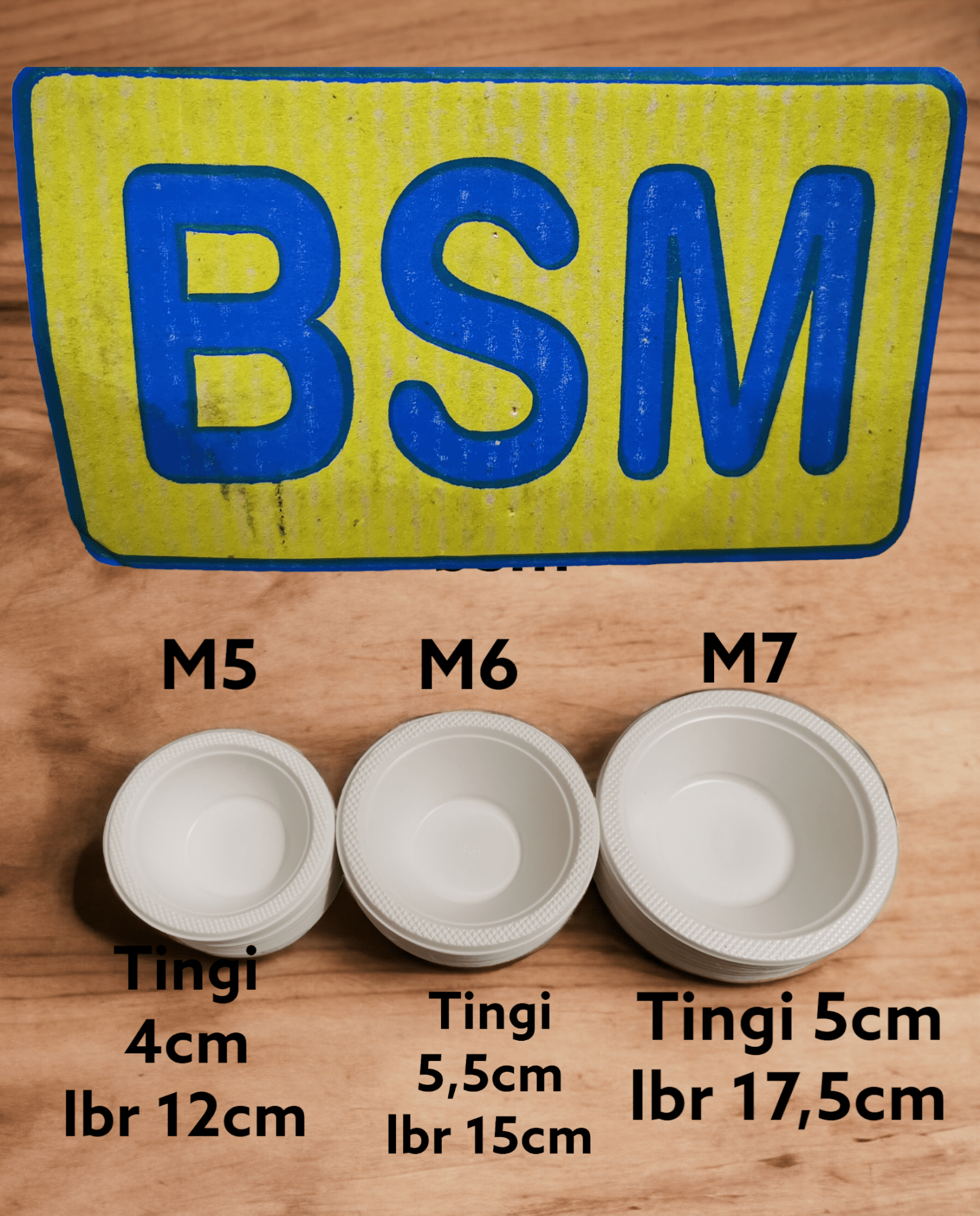 MANGKOK PLASTIK MEREK BSM