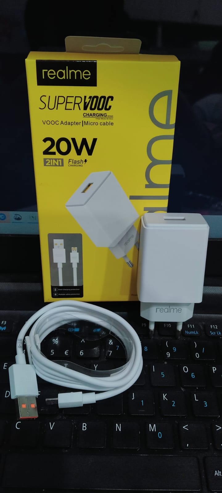 CHARGER REALME 20W VOOC ORI 99,9%