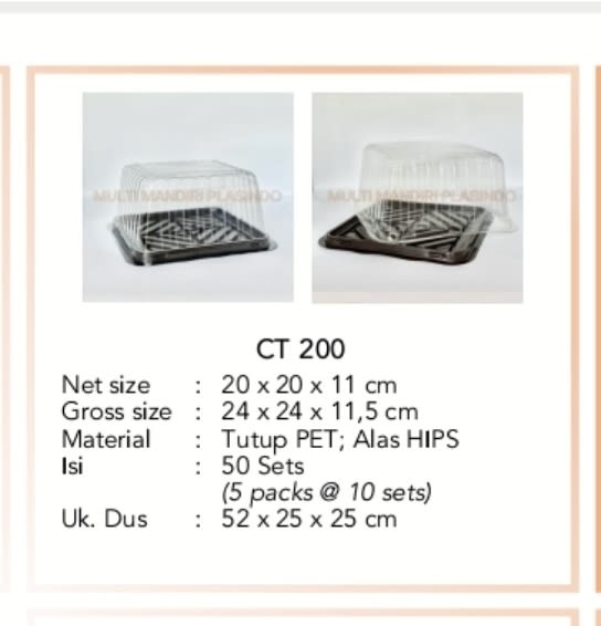 MIKA CAKE TRAY / CT KOTAK