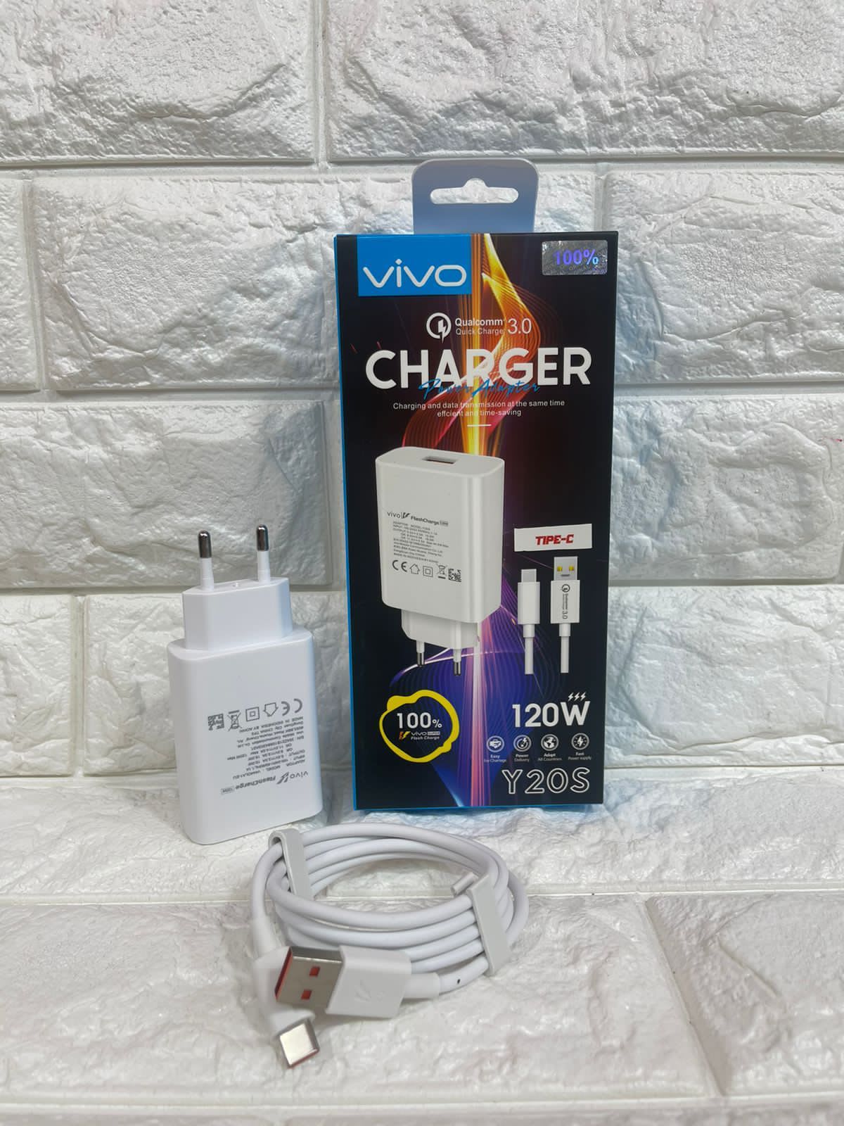 CHARGER VIVO Y20S 120W ORI 100