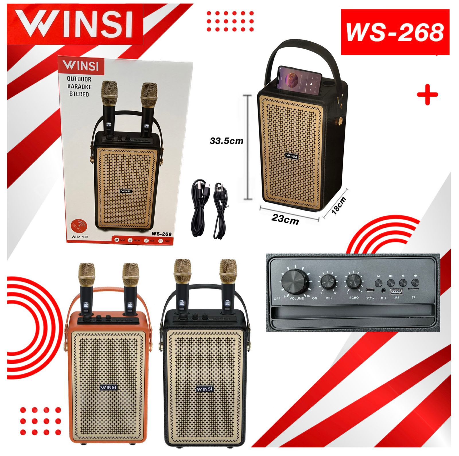 SPEAKER BLUETOOTH WINSI WS-268