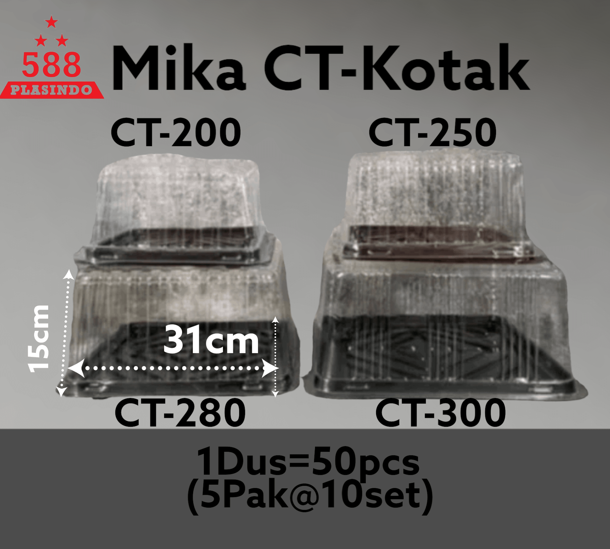 MIKA CAKE TRAY / CT KOTAK