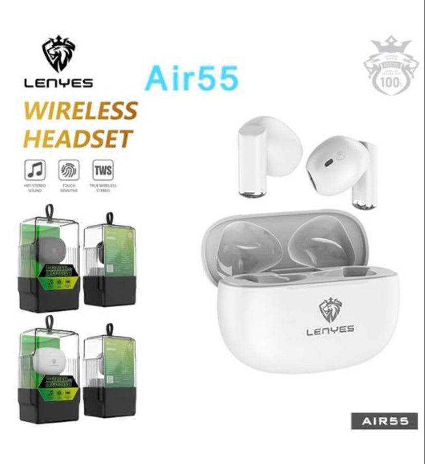 HEADSET BLUETOOTH TWS LENYES AIR 55