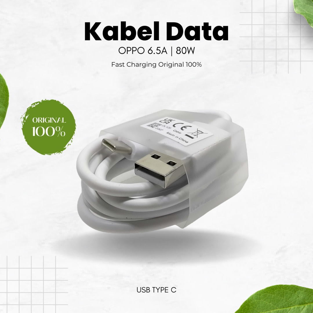 KABEL DATA OPPO 6.5A SUPER VOOC