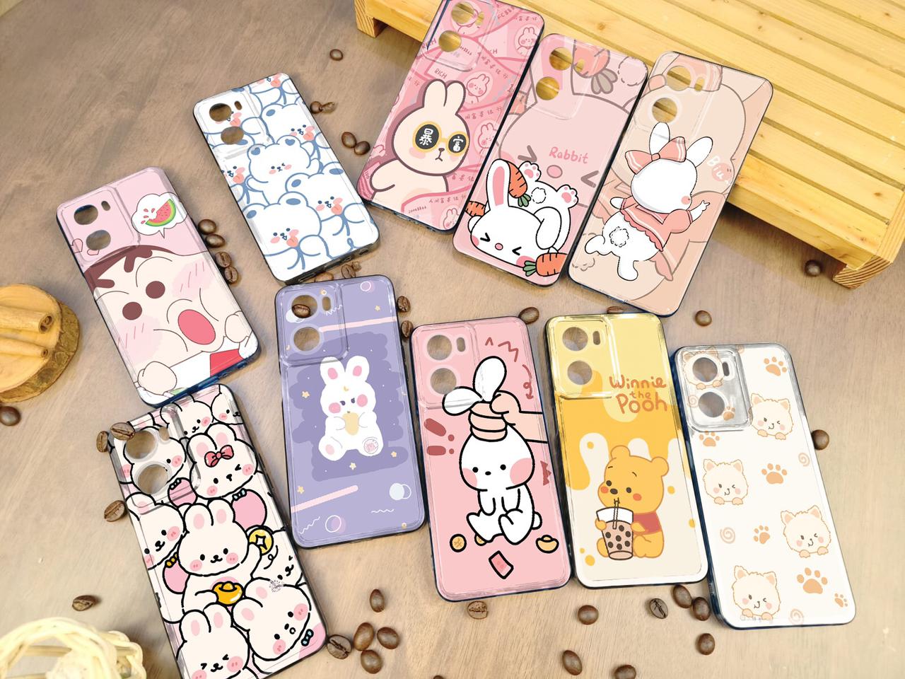 SOFTCASE CLEAR CASE COLOUR GLOSSY BIG EYE BOUNCING SUGARY