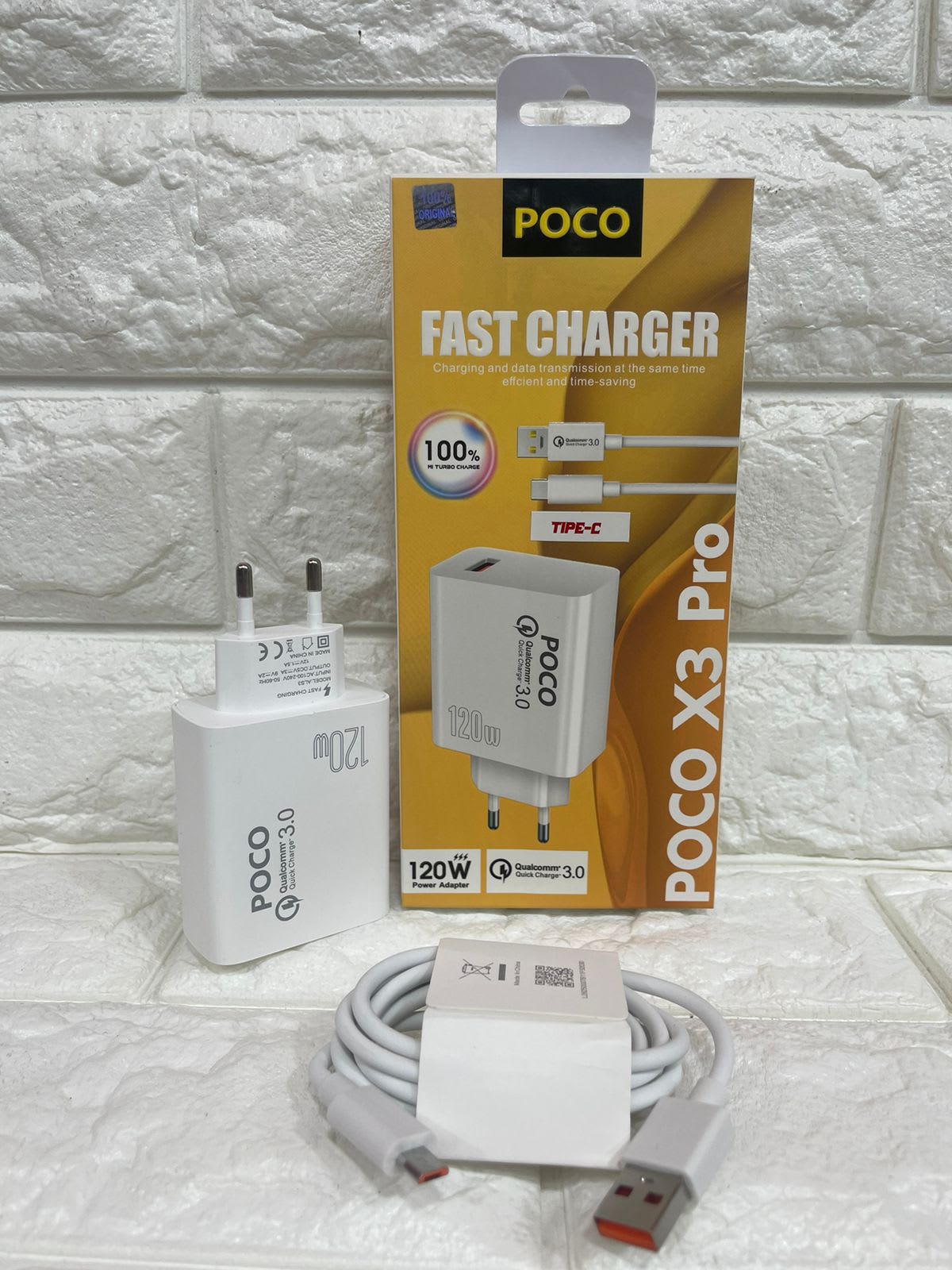 CHARGER POCO X3 PRO 120W