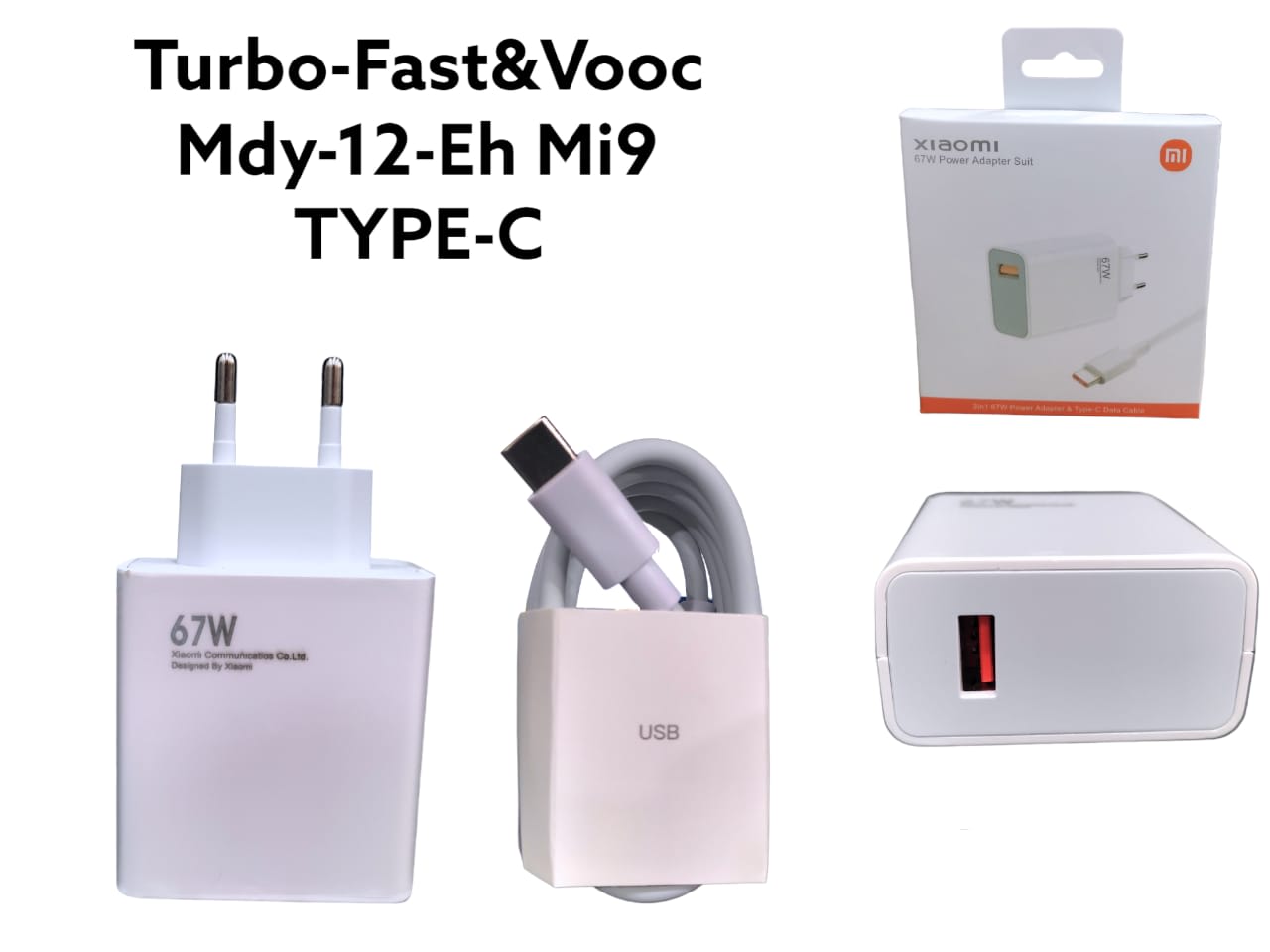 CHARGER XIAOMI 67W TURBO FAST CHARGING ORI 99