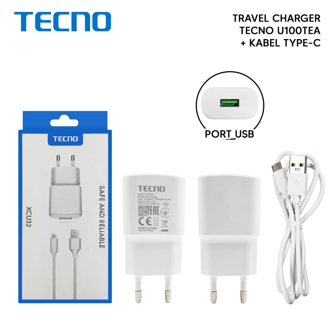 CHARGER TECNO U100TEA