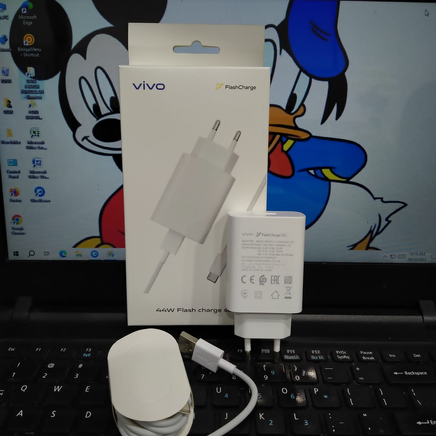 CHARGER USB VIVO ORI 100%