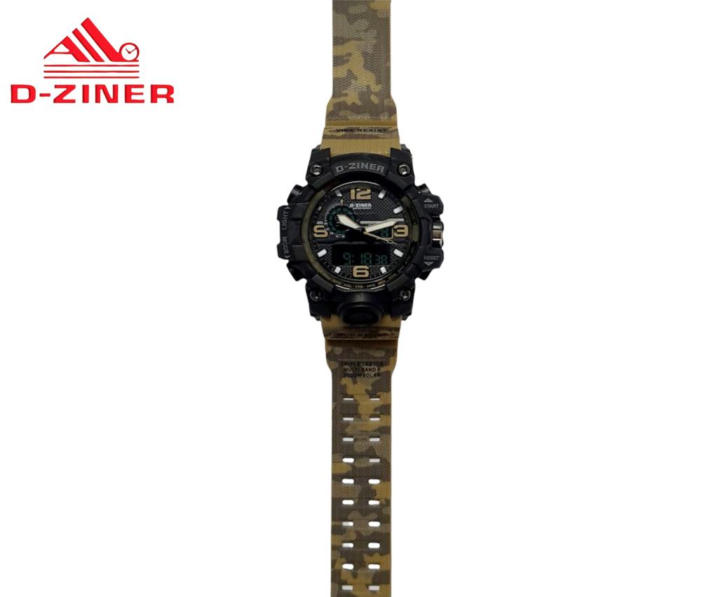 JAM TANGAN PRIA WANITA DZINER DZ8208L STRAP LORENG